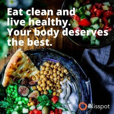 Eat clean and live healthy. Your body deserves the best.