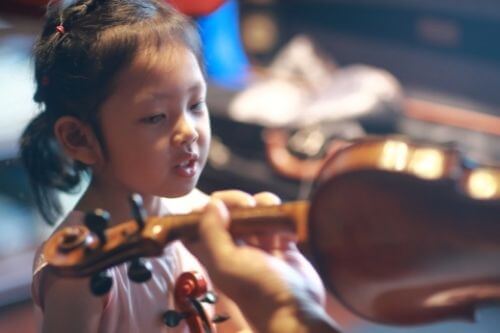 learning the violin