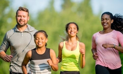 family running