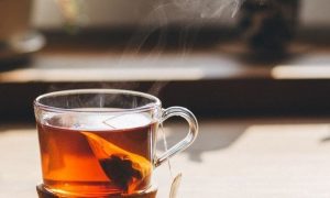 tea cup on table