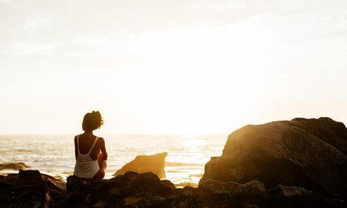 yoga, peace, woman