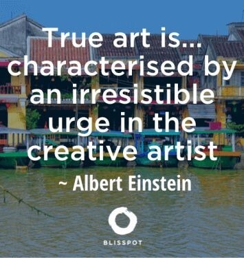 True art is...characterised by an irresistible urge in the creative artist.