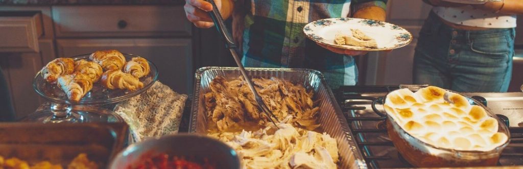 shredded roasted meat bread