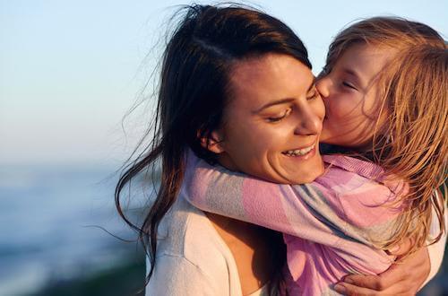 Mum with Daughter