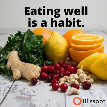 Eating well is a habit.