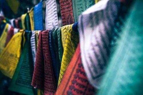 prayer flags colourful